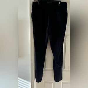 APT 9 Classic Black Dress Pants Size 34X36 Stretch Waist Slim Fit